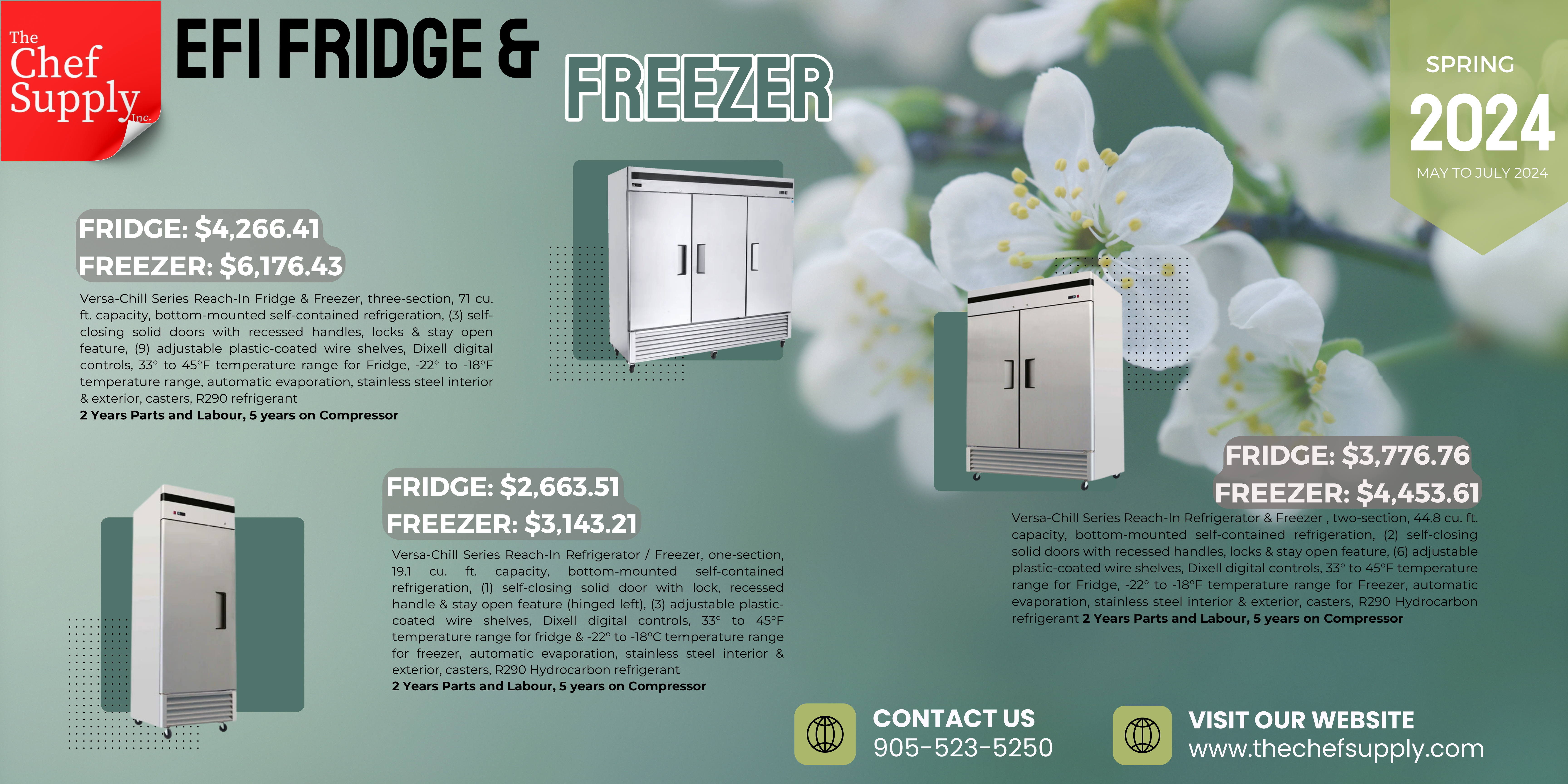 Spring Sale: EFI Fridge & Freezer