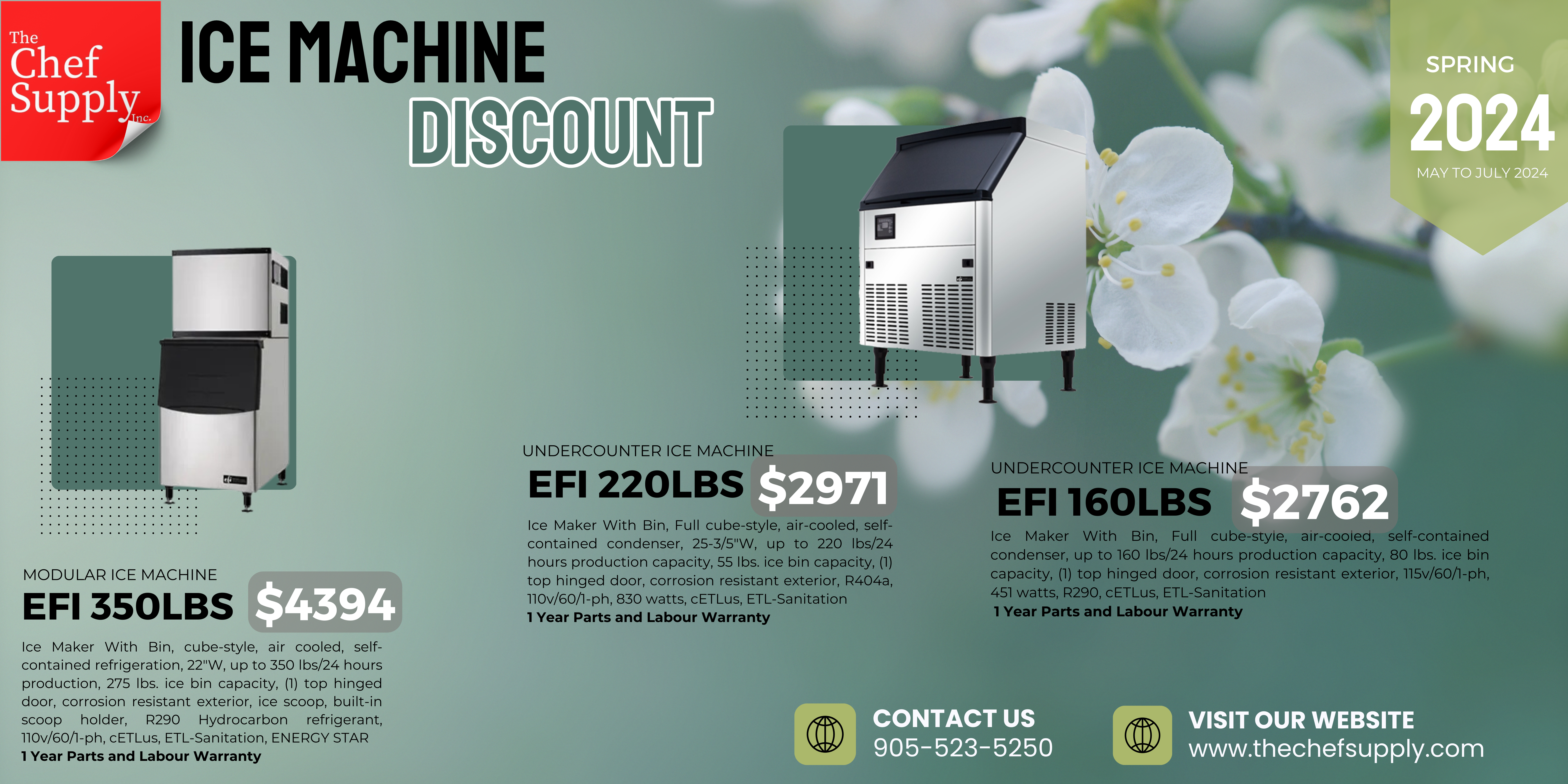 Spring Sale: Ice Machine Discount